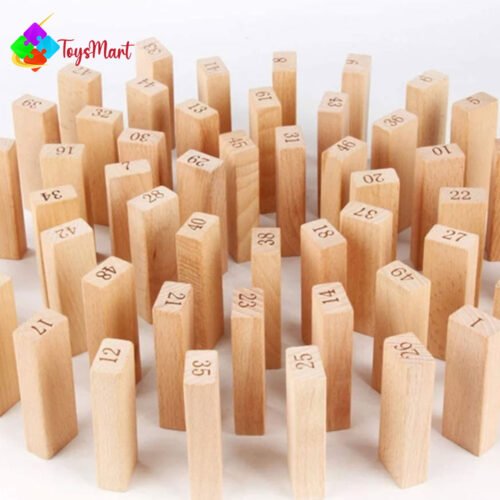 48 Blocks Wooden Classic Jenga Game - Image 6
