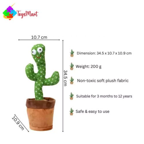Dancing Cactus Twisting Kids Toy - Image 6