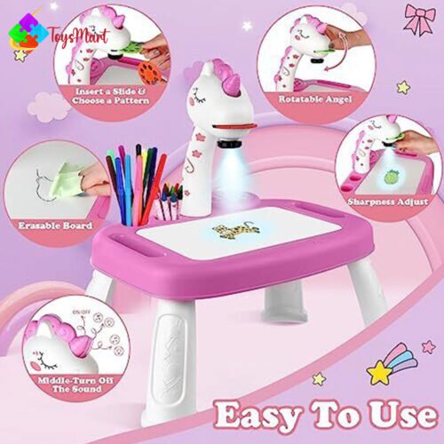 Unicorn Projection Lamp Painting Table - Image 6
