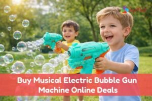 Read more about the article Buy Musical Electric Bubble Gun Machine Online Deals