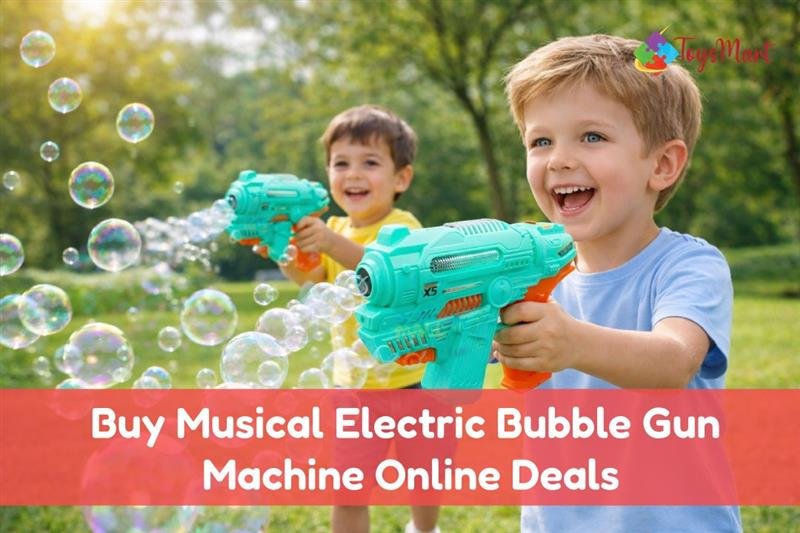 You are currently viewing Buy Musical Electric Bubble Gun Machine Online Deals